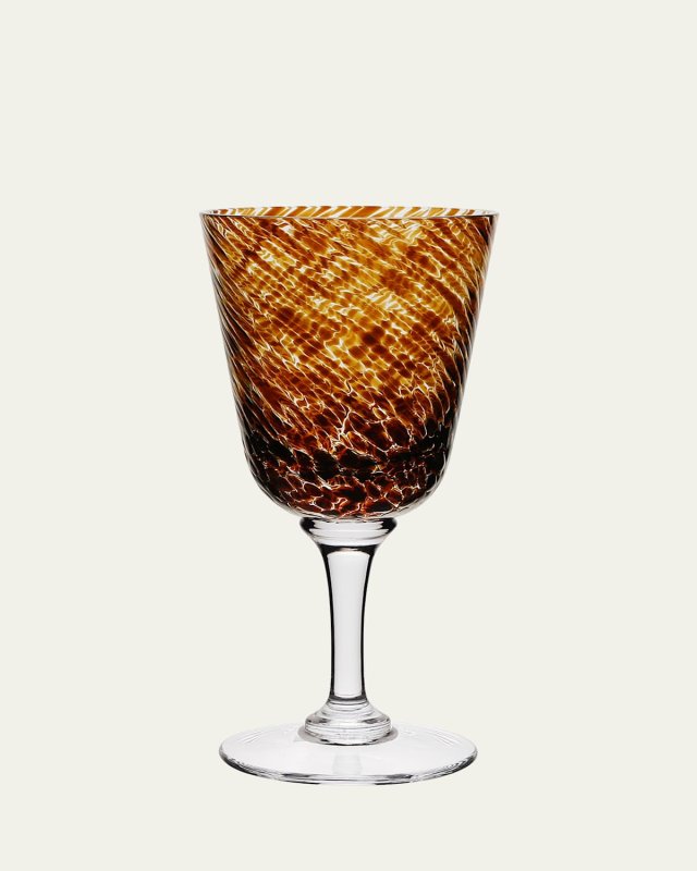 Vanessa Wine Glass, Tortoise